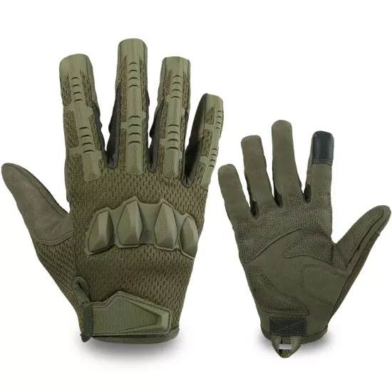 Touch Screen Motorcycle Full Finger Gloves Tactical Combat Motorcycle Motorbike