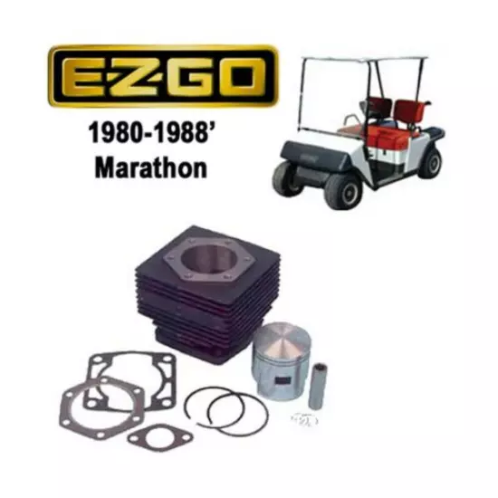 EZGO Marathon 1980-1988 2 Cycle 2PG Cylinder & Piston Rebuild Kit 14532-G1