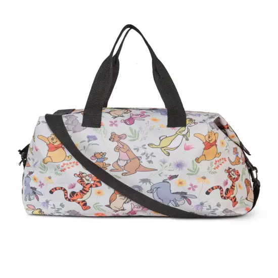 Winnie The Pooh & Friends Duffel Bag Travel Carry-On Weekender Disney