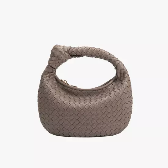 Melie Bianco Brigitte Satchel Mini Edition (Drew) Vegan Woven Knot Bag ANTHRO!