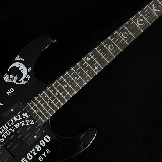 Kirk Hammett Ouija Black Signature Electric Guitar with EMG Pickups