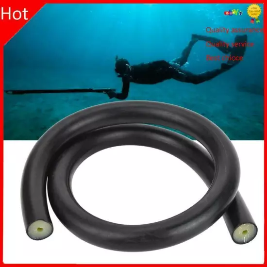 3x16MM Rubber Tube for Speargun Diving Natural Latex Black Sling Band