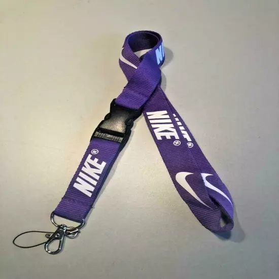 Nike Lanyard Detachable Keychain Badge ID Holder Phone Strap Multi Color