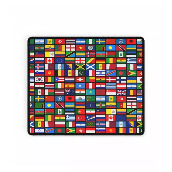 144 Flags of the Countries of the World, International Gift Desk Mats