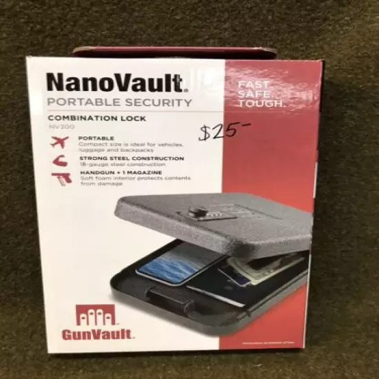 NanoVault Portable Security NV300 Combination Lock