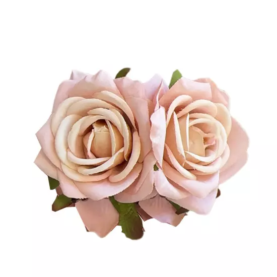 Simulation Flower Rose Hair Claw Headdress Hair Clip Claw Clamp Wedding *