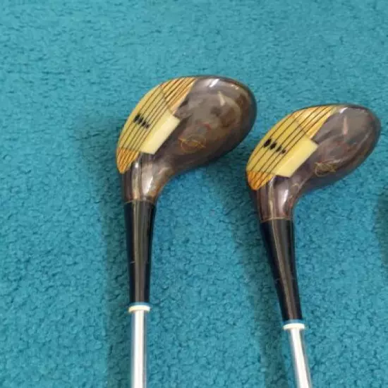 Vintage Wilson Laura Baugh Dynamic Swing 1 And 3 Woods And 3, 5, 7, And 9 Irons