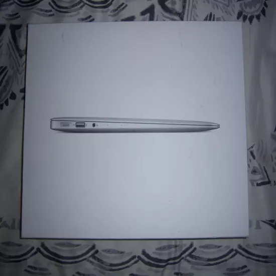 Apple MacBook Air 13 Inch Silver A1466 EMPTY BOX ONLY With Stickers And Insert