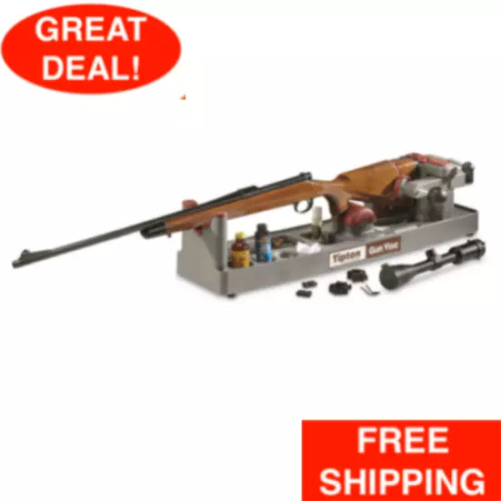 Gun Vise Gun Repair Vise Gunsmithing Cleaning Hunters Rubberized Cradle And Jaws