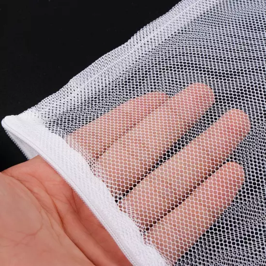 20pcs Nylon Aquarium Filter Media Bags Fish Tank Net Mesh Bag w/ Zipper Reusable