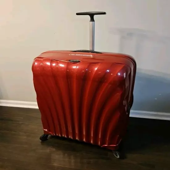 Samsonite Black Label Cosmolite 3.0 34" Extra Large XL Spinner Check Luggage Red