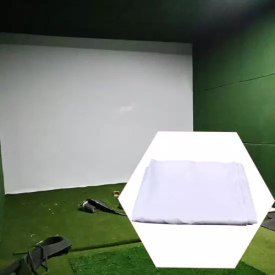 Golf Ball Simulator Impact Display Projection Screen 9.84' x 6.56' Indoor Game