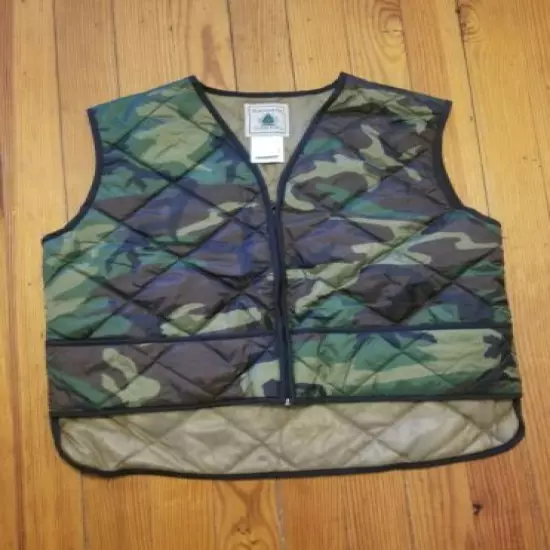 Northwest Territory Men's Large L Full Zip Vest Camo Jacket Insulated e4th1