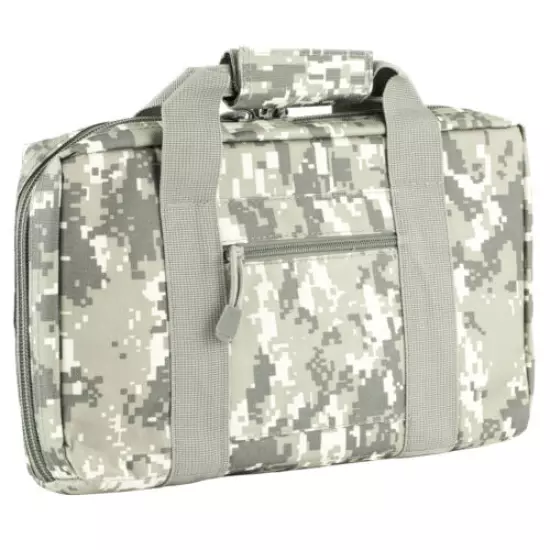 NCSTAR Discreet Pistol Case Digital Camo Two Padded Handgun Compartments