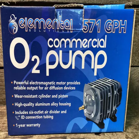 Elemental 571 GPH Commercial O2 Pump