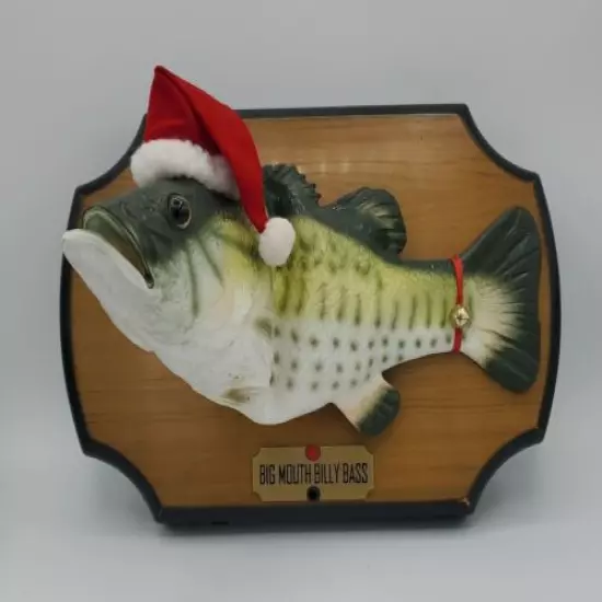 Big Mouth Billy Bass 1999 Gemmy Christmas Holiday Singing Fish Wall Mount 