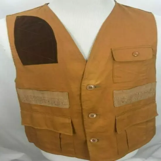 Storm-Pruf Bird hunting vest brand size Large - 100% Cotton - Great Condition