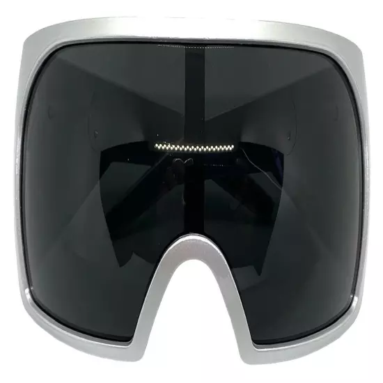 OVERSIZED Futuristic Wrap Around Face Shield Party Raver SUNGLASSES Huge Frame