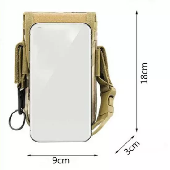 Tactical Molle Pouch Cell Phone Waist Bag Storage Belt Pack Fanny Accessory Bags