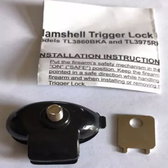 CLAMSHELL TRIGGER LOCK Firearms Safety TL3860BKA TL3975RKA