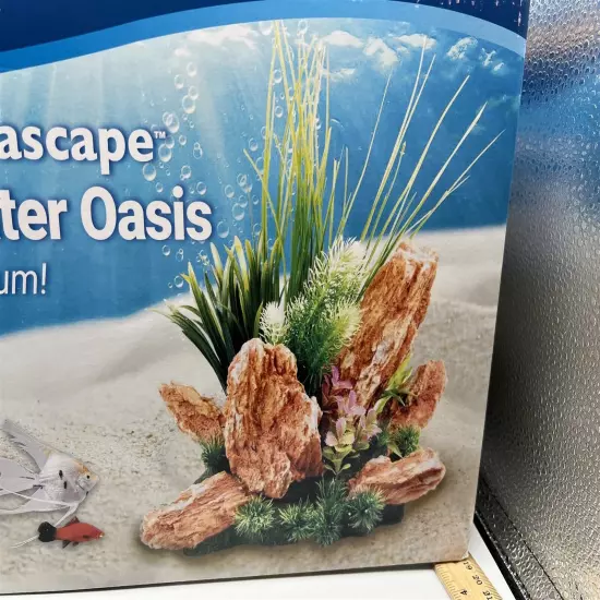 INSTA AQUASCAPE UNDERWATER OASIS RED ROCK SCAPE 3 AQUARIUM ORNAMENT DECORATION