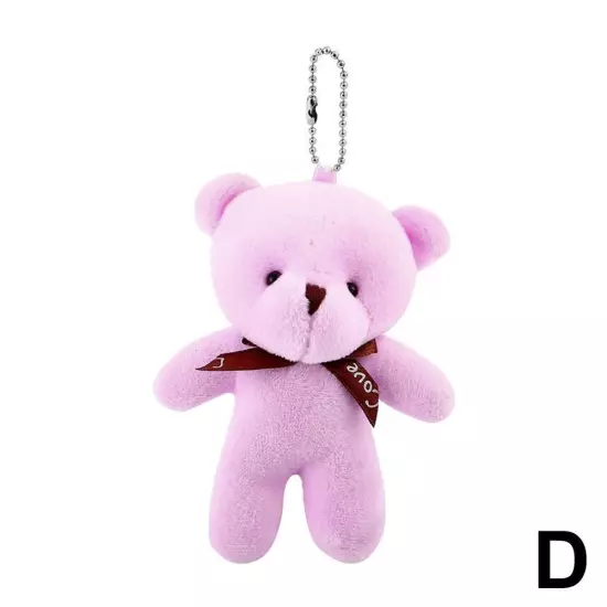 Plush Bear Cartoon Bear Keychain Cute Keyring Handbag Pendant GXM