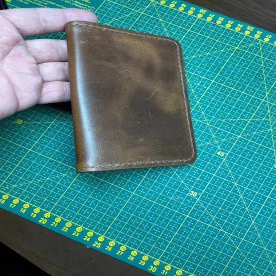 leather passport holder handmade