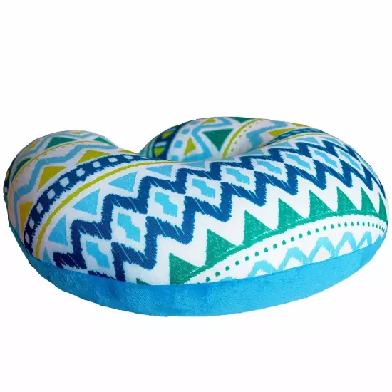 Colorful U Shaped Travel Pillow Neck Support Head Rest Airplane Sleep Cushion