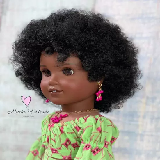 Whitney in Black 11-12” Wig for American Girl & 18" Dolls