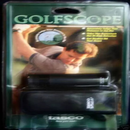 TASCO GOLFSCOPE 5 X 20MM WITH CARRY CASE & MICKEY GOLF TEES NEW IN PACKAGE