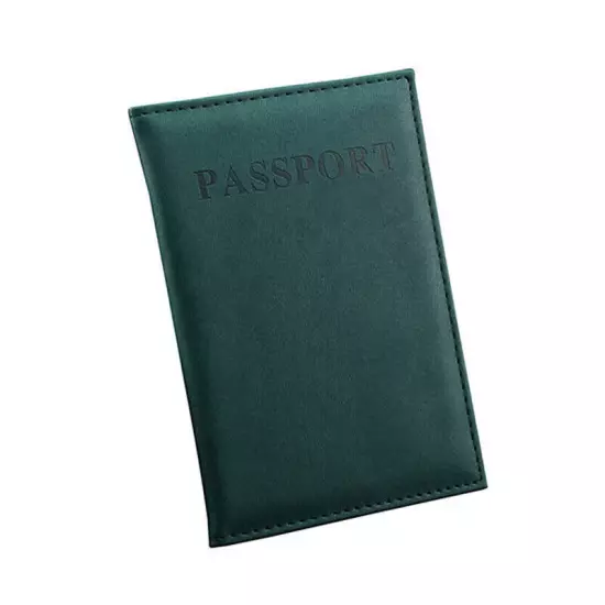 PU Leather Passport Cover Case Travel ID Card Ticket Passport Holder Protector