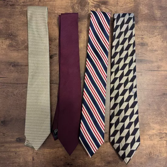 Lot of 16 Assorted 100% Silk Men's Ties