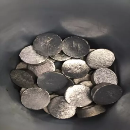 15+ Pounds of Pure Lead Ingots...Cleaned and Fluxed...FREE PRIORITY SHIPPING!