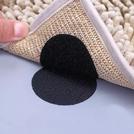 10pcs Carpet Mat Grippers Non-Slip Rubber Rug Stickers Skid Tape Reusable Acces