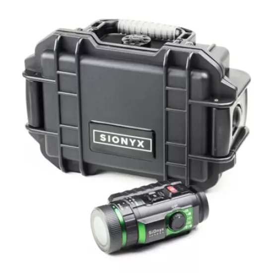 SIONYX Aurora Night Vision Camera with Case and Rail Mount and Hat Bundle