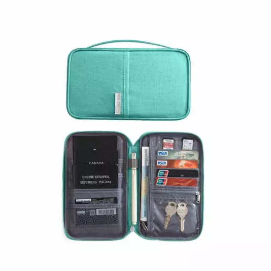 Multi-functional waterproof passport holder travel document wallet RFID bag