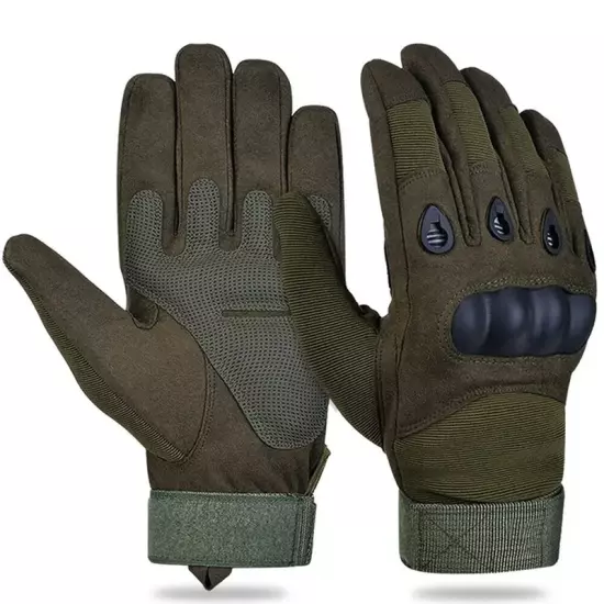 Motorcycle Gloves Men Tactical Hunting Shooting Knuckle Protection Sports Full F