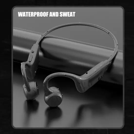 Wireless Bluetooth 5.3 Outdoor Bone Conduction Headphones Earbuds Sport Headset