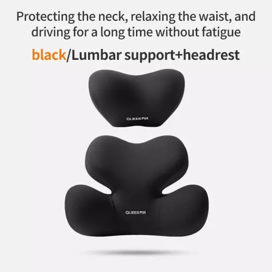 Car Headrest Lumbar Support Neck Pillow Support Universal Cushion Back Support 