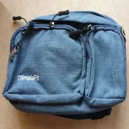 OlimpiaFit Blue Flecked Fanny Pack