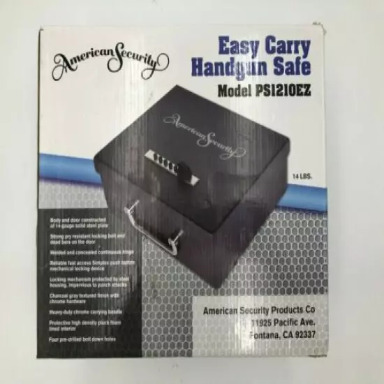 American Security handgun safe - Model PS1210EZ