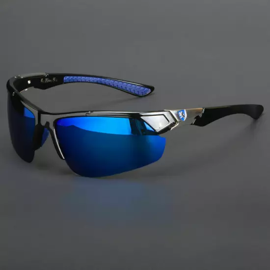 Polarized HD Sport Wrap Men Cycling Golf Ski Sunglasses Fishing Driving Glasses