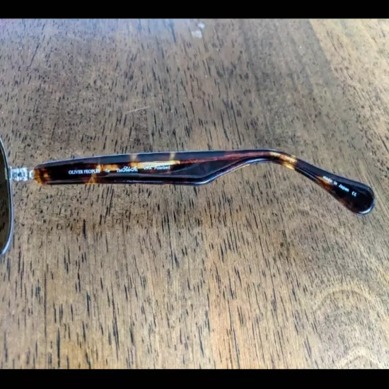 RARE Oliver Peoples Soloist Teardrop Sunglasses