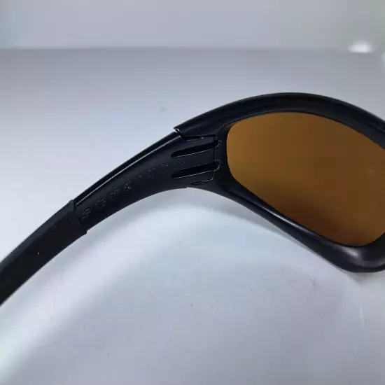 Oakley Straight Jacket Sunglasses, Black Frame, Gold Logo & Lenses