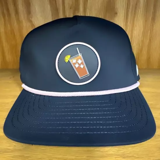 NEW Puma Arnold Palmer Ice Tea Tech Rope Snapback Golf Hat - Navy