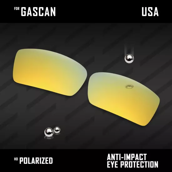 Anti Scratch Polarized Replacement Lenses for-Oakley Gascan OO9014 Options