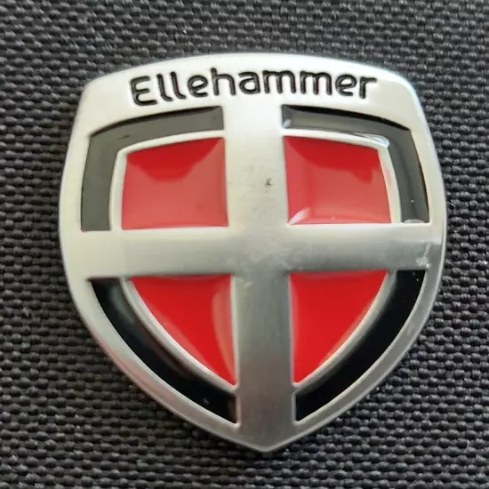 Ellehammer bag, travel document organizer, new with worn emblem, Denmark