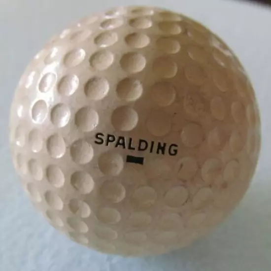 SPALDING DASH GOLF BALL-DASH DOT DOT DASH WITH GEER PATENT COVER & NEEDLED NICE