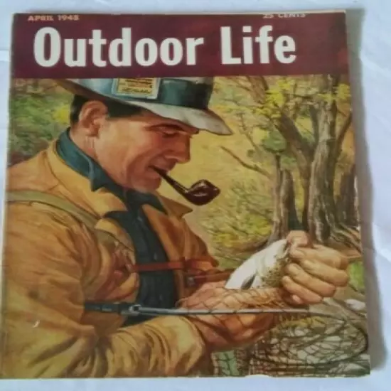 April 1948 Outdoor Life Magazine 178 Pages Hunting Fishing Boat Motors Ammo Ads