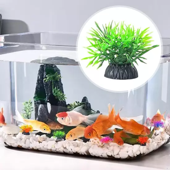 Fish Tank Simulation Water Plant Fish Tank Landscaping Decoration Wat